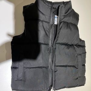 Black old navy toddler vest size 2
